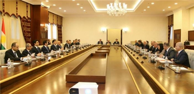 ئەنجومەنی وەزیرانی ھەرێمی کوردستان کۆبوونەوەی ئاسایی خۆی ساز کرد
